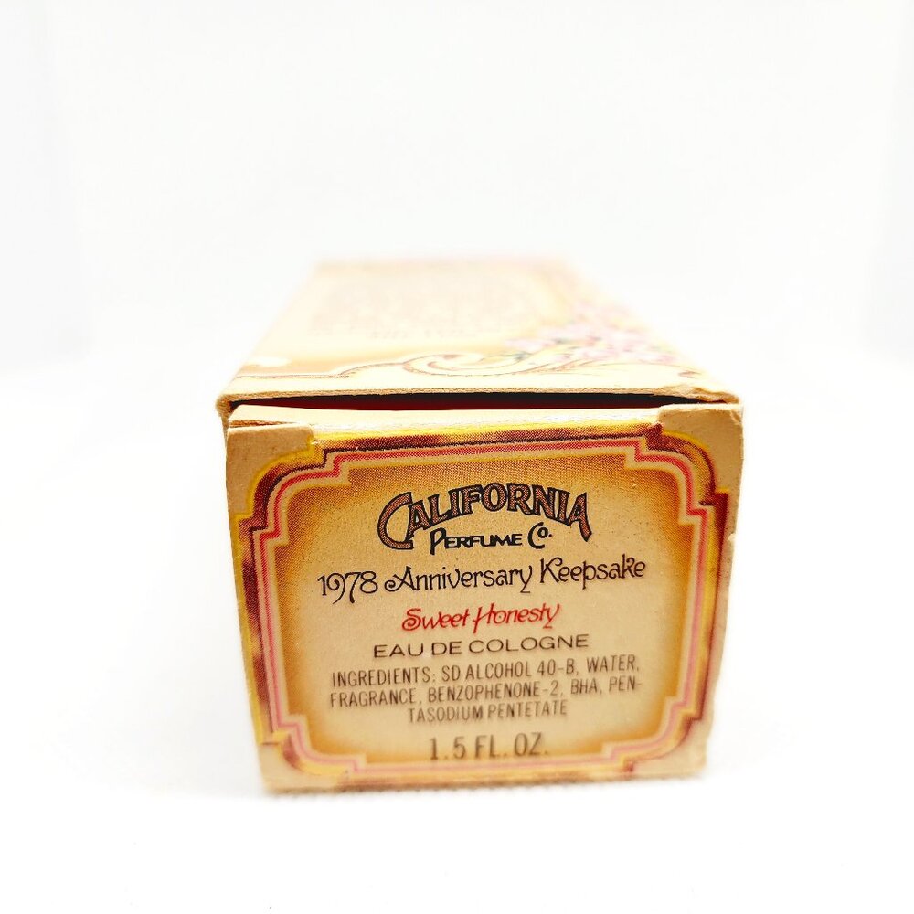 Vintage Avon 1978 Anniversary Keepsake Sweet Honesty cologne w/original box - Picture 5 of 5